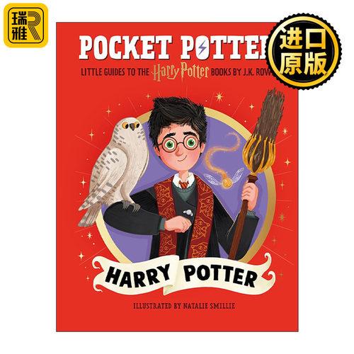 英文原版 Pocket Potters Harry Potter 哈利波特系列人物漫画小指南 哈利波特篇 精装彩色插画 英文版 进口英语原版书籍
