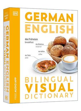 英文原版 German English Bilingual Visual Dictionary DK德语英语双语视觉图解词典 英文版 进口英语原版书籍