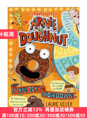 英文原版 The Spinny Icky Showdown: The Adventures of Arnie the Doughnut 甜甜圈阿尼的冒险 章节书 英文版 进口英语原版书籍