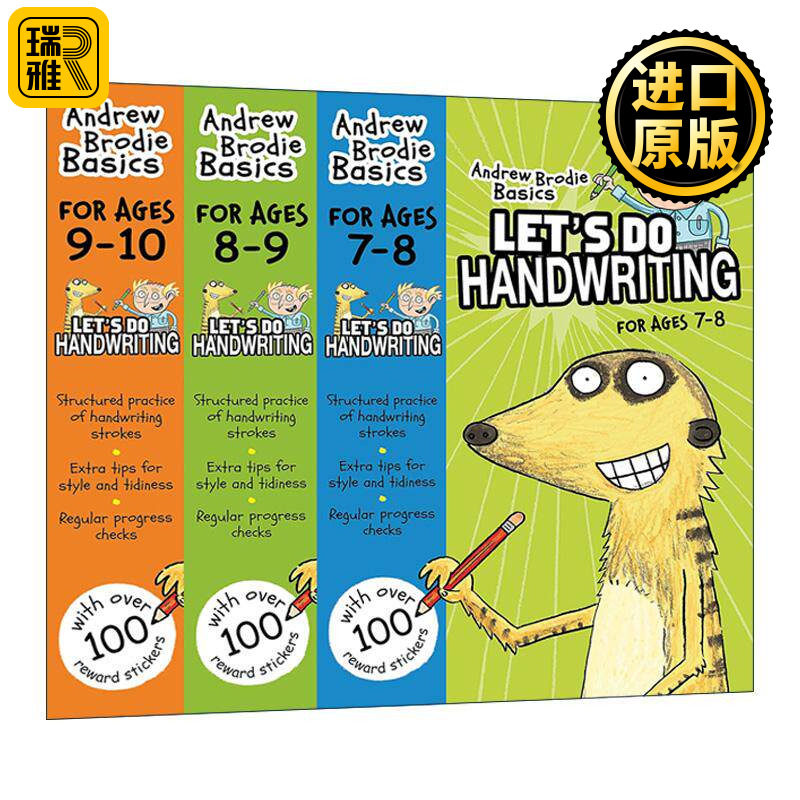 英文原版 Let's do Handwriting 英国小学英语书写练习册3本套装 小学教材 英文版 进口英语原版书籍