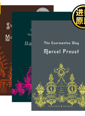 Swann's Way/In the Shadow of Young Girls in Flower/The Guermantes Way 毛边版追忆似水年华1-3册