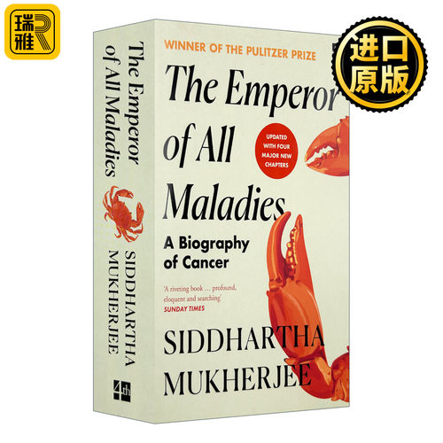 英文原版 The Emperor of All Maladies A Biography of Cancer 众病之王 癌症传 英文版 进口英语原版书籍
