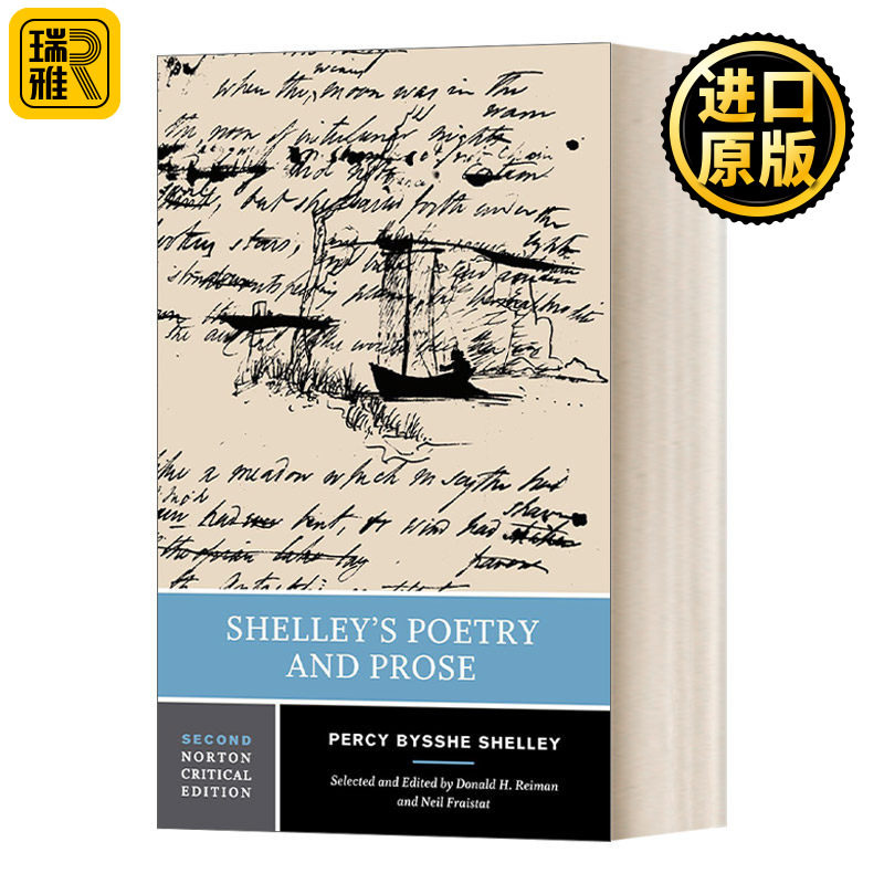 Shelley's Poetry and Prose 雪莱的诗歌和散文 诺顿文学解读系列 Norton Critical Edition