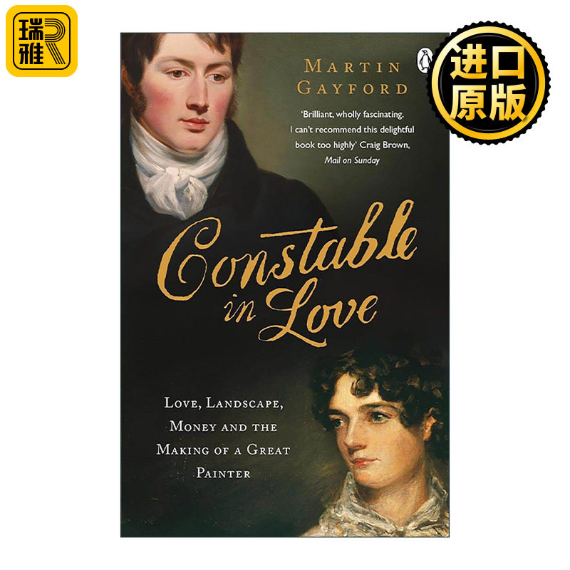 英文原版 Constable In Love 热恋中的康斯坦布尔 英国风景画大师约翰·康斯坦布尔 艺术家传记 英文版 进口英语原版书籍