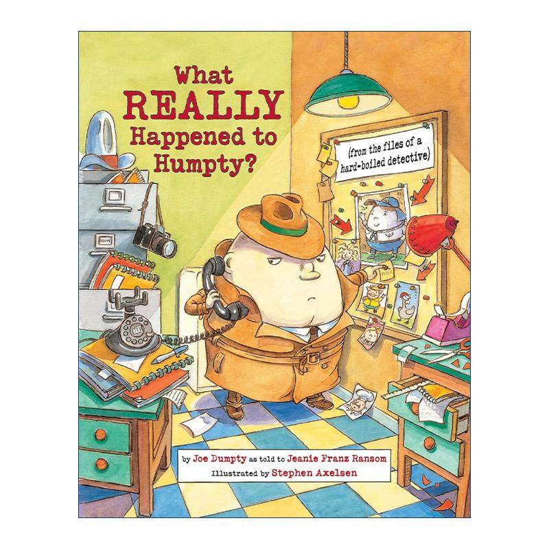 英文原版 What Really Happened to Humpty Nursery-Rhyme Mysteries 童谣之谜系列1 蛋先生发生了什么 儿童章节桥梁侦探故事书