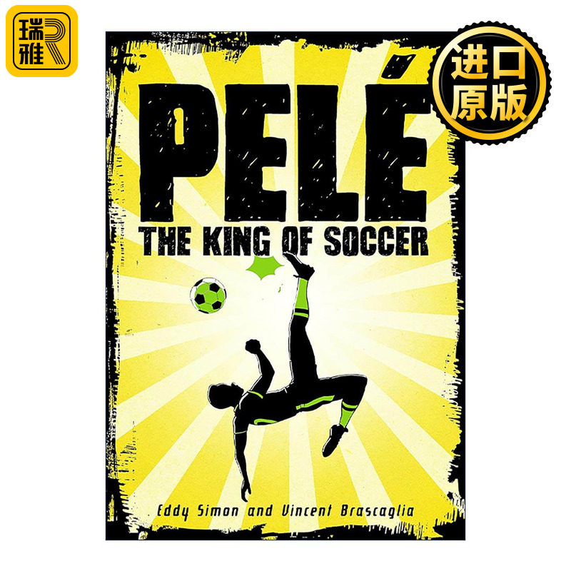 英文原版 Pelé The King of Soccer 球王贝利的故事 英文版 进口英语原版书籍