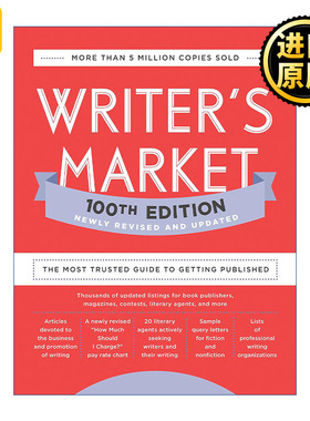 Writer's Market 作家的市场 百年纪念版 值得信赖的出版指南 Robert Lee Brewer