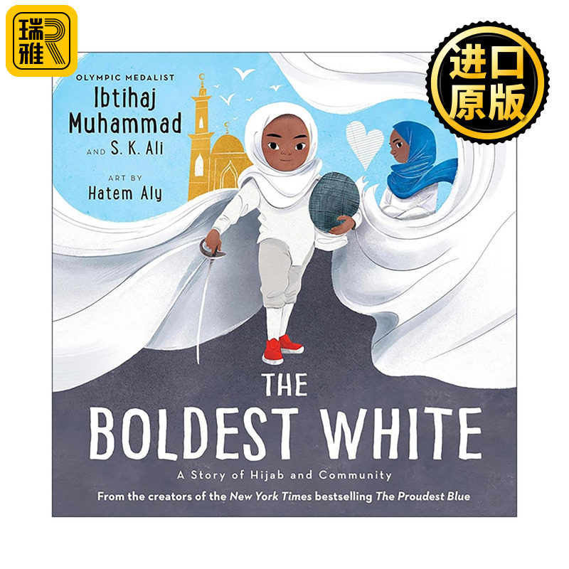 英文原版 The Boldest White 勇敢的白色 头巾与社群的故事 精装 英文版 进口英语原版书籍