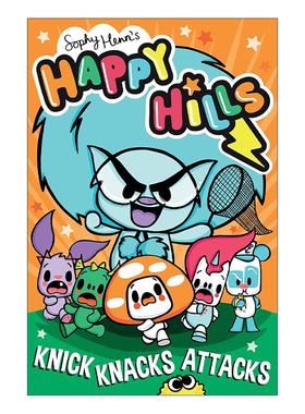 英文原版 Knick-Knacks Attacks 怪玩意儿的袭击 快乐山系列 儿童幽默全彩漫画小说 英文版 进口英语原版书籍