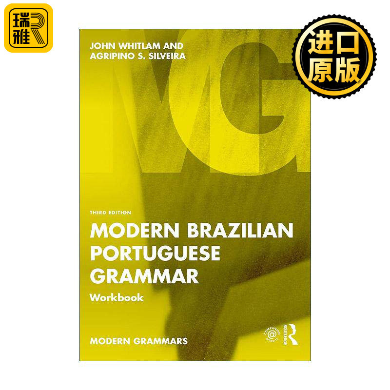 原版 Modern Brazilian Portuguese Grammar Workbook 现代巴西葡萄牙语语法练习册 第3版 进口原版书籍