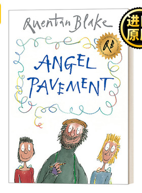 Angel Pavement 天使有支魔法笔 昆廷布莱克绘本 英文原版
