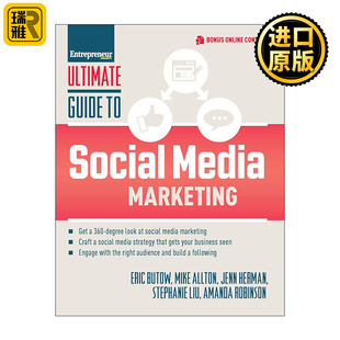 Marketing 书籍 Guide 进口英语原版 英文版 社交媒体营销终极指南 Media Social Ultimate 英文原版