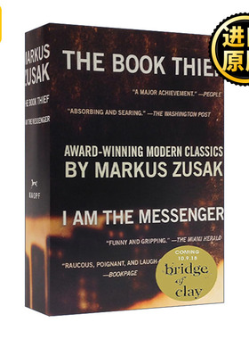 英文原版 The Book Thief I Am the Messenger Paperback Boxed Set 偷书贼 传信人 两册盒装套装 Markus Zusak 进口英语原版书籍