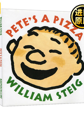 Pete's a Pizza 皮特是披萨 英文原版儿童绘本