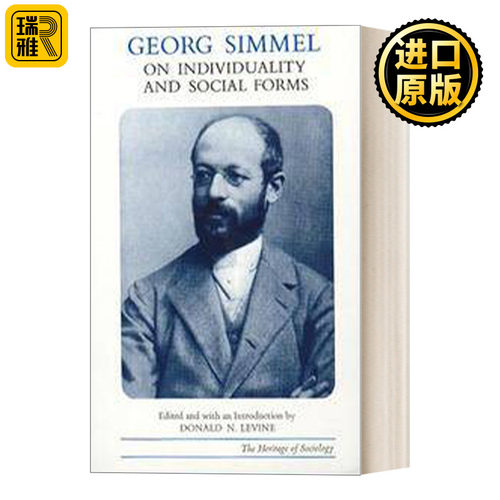 英文原版 Georg Simmel on Individuality and Social Forms 格奥尔格·齐美尔谈个性与社会形态社会学 英文版 进口英语原版书籍