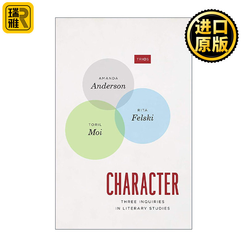 英文原版 Character 特性 文学研究三问 现代性的性别作者芮塔·菲尔斯基 英文版 进口英语原版书籍