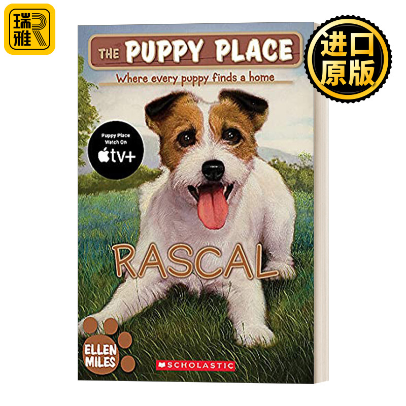 英文原版 The Puppy Place 4 Rascal 狗狗乐园4 暖心治愈 入门级章节书 英文版 进口英语原版书籍