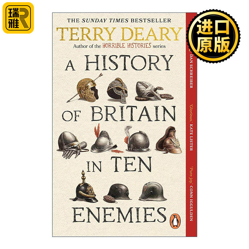 英文原版 A History of Britain in Ten Enemies 英国历史上的十大敌人 Terry Deary 英文版 进口英语原版书籍