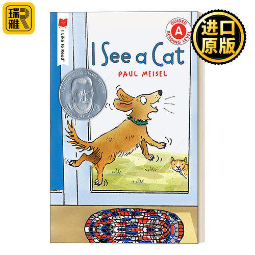 英文原版 I See a Cat I Like to Read - Level A 我看到了一只小猫 I Like to Read系列 企鹅兰登分级读物幼儿启蒙绘本 进口书籍