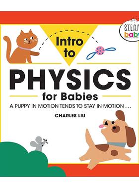 英文原版 Intro to Physics for Babies STEAM Baby for Infants and Toddlers物理学入门 幼儿儿童启蒙认知绘本 进口英语原版书籍