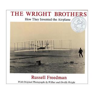 英文版 书籍 Brothers 儿童科普百科 纽伯瑞奖得主Russell 飞机发明史 Wright 莱特兄弟传 进口英语原版 英文原版 Freedman The