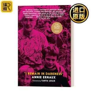 Darkness Ernaux安妮埃尔诺 传记 2022年诺贝尔文学奖得主Annie Remain 黑夜 英文原版 我走不出我