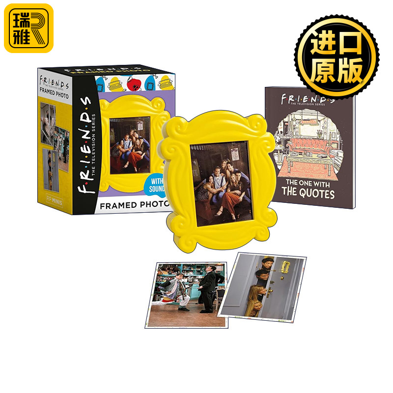 英文原版 Friends Framed Photo 老友记 发声相框照片 英文版 进口英语原版书籍