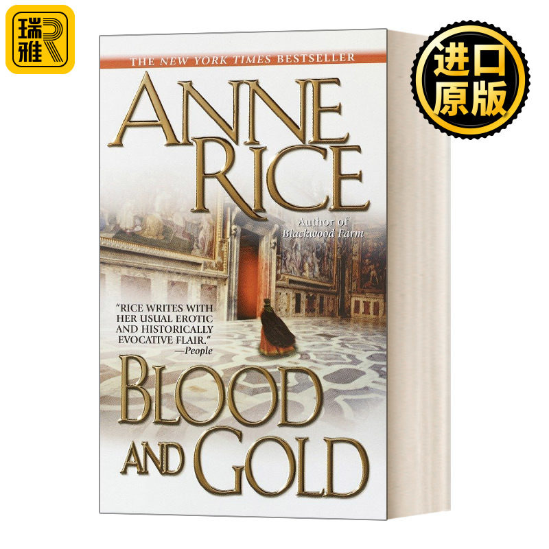 英文原版小说 The Vampire Chronicles 8 Blood and Gold 吸血鬼编年史8 英文版 Anne Rice  进口英语原版书籍