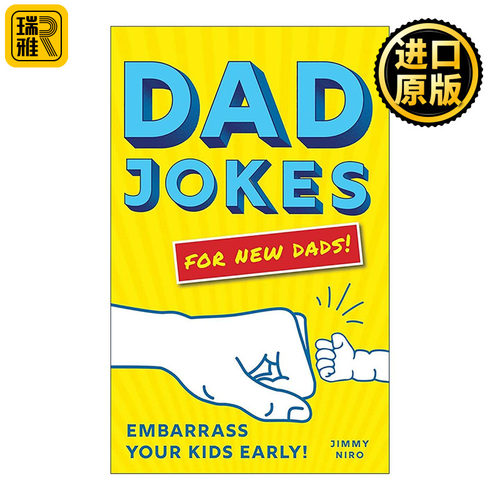 英文原版 Dad Jokes for New Dads 新手爸爸笑话书 双关语 谐音梗 冷笑话集 Jimmy Niro 英文版 进口英语原版书籍
