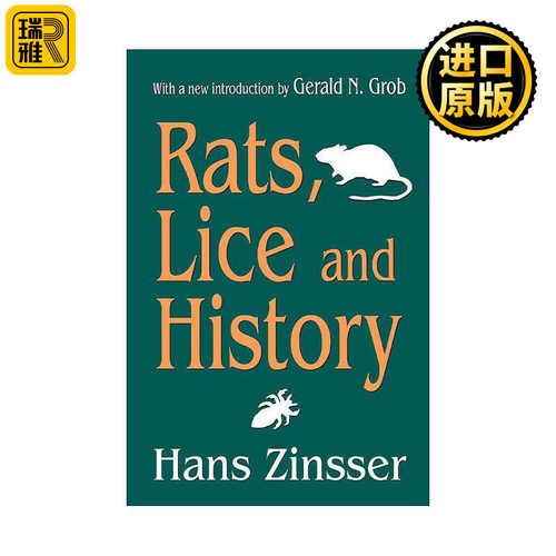 英文原版 Rats  Lice and History 老鼠 虱子和历史 一部全新的人类命运史 汉斯·辛瑟尔 英文版 进口英语原版书籍