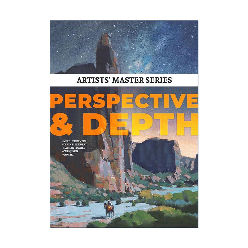 英文原版 Artists' Master Series Perspective and Depth 艺术家大师系列 透视与深度 游戏 美工设计 精装图册 3dtotal 英文版