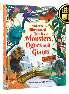 Usborne Illustrated Stories of Monsters Ogres and Giants 怪兽/食人魔/巨人和巨魔故事