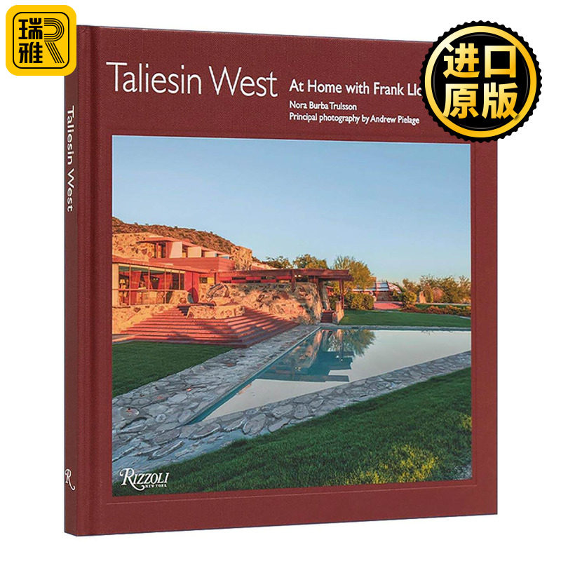 英文原版 Taliesin West 西塔里埃森住宅 弗兰克·劳埃德·赖特 精装建筑设计艺术图册 英文版 进口英语原版书籍
