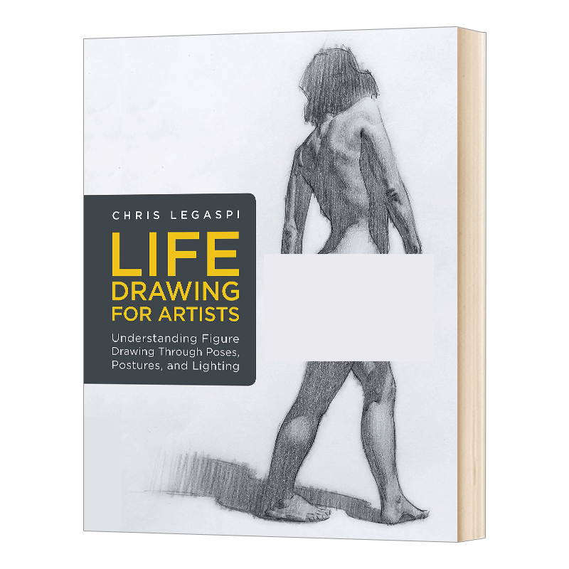 艺术家的生活绘画 英文原版 Life Drawing for Artists 通过姿势 姿态和灯光了解人物画 英文版 Chris Legaspi 进口英语原版书籍