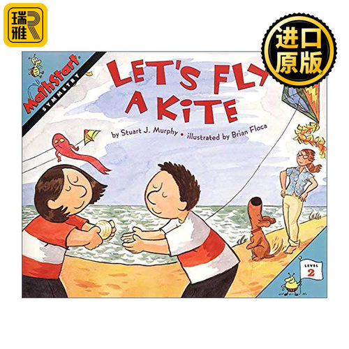 英文原版 Mathstart Level 2 Let's Fly a Kite 数学启蒙绘本2级 英文版 进口英语原版书籍