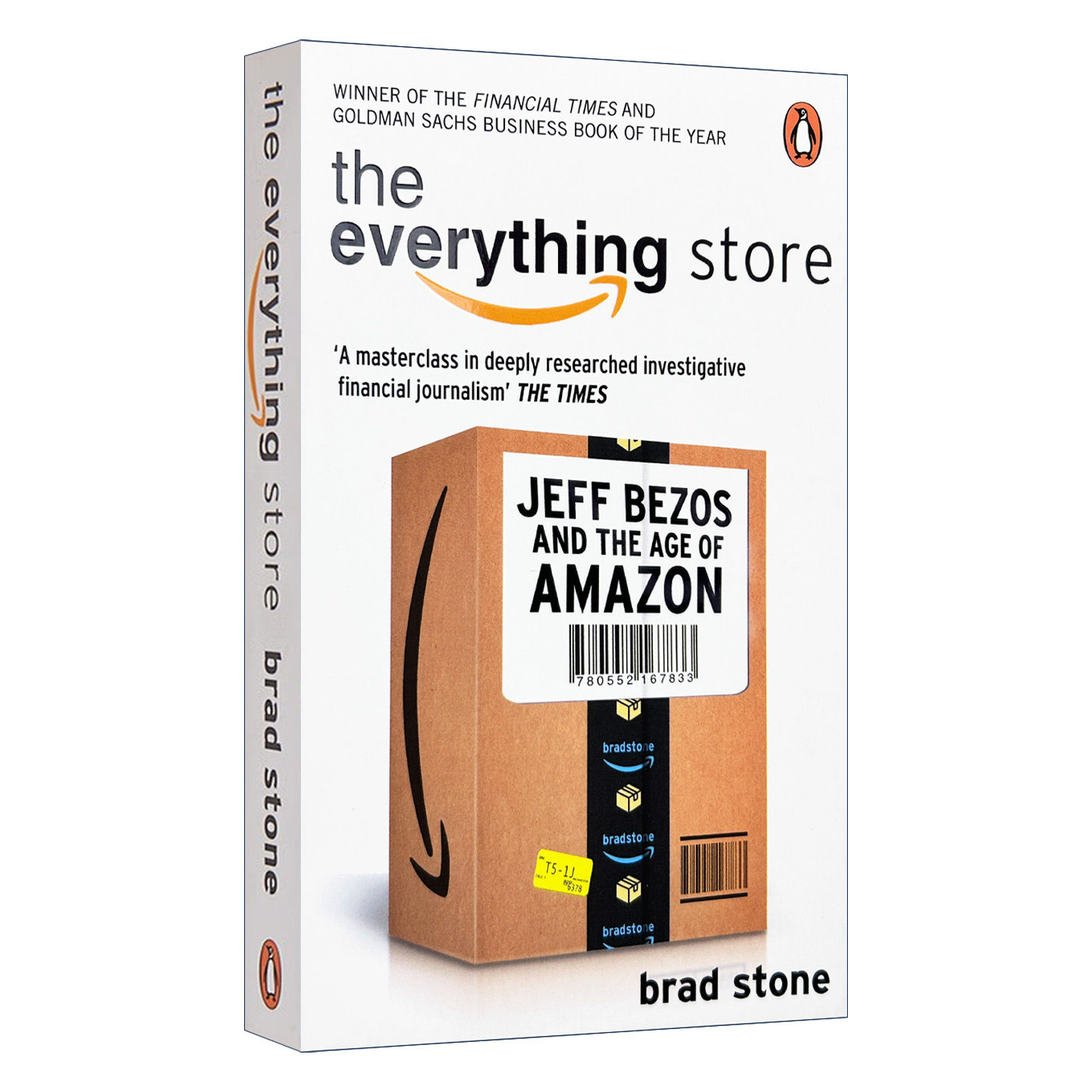 英文原版 一网打尽 贝佐斯与亚马逊时代The Everything Store Jeff Bezos and the Age of Amazon 斯通 进口英语经济管理类书籍