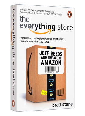 英文原版 一网打尽 贝佐斯与亚马逊时代The Everything Store Jeff Bezos and the Age of Amazon 斯通 进口英语经济管理类书籍