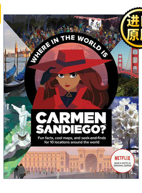 英文原版 Where in the World is Carmen Sandiego 卡门神偷的世界在哪 英文版 进口英语原版书籍