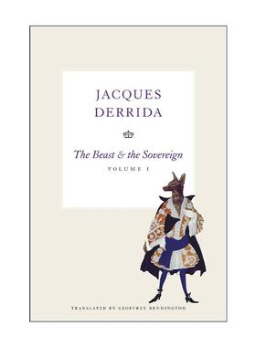 英文原版 The Beast and the Sovereign Volume I 野兽与主权者 卷一 哲学 雅克·德里达 英文版 进口英语原版书籍