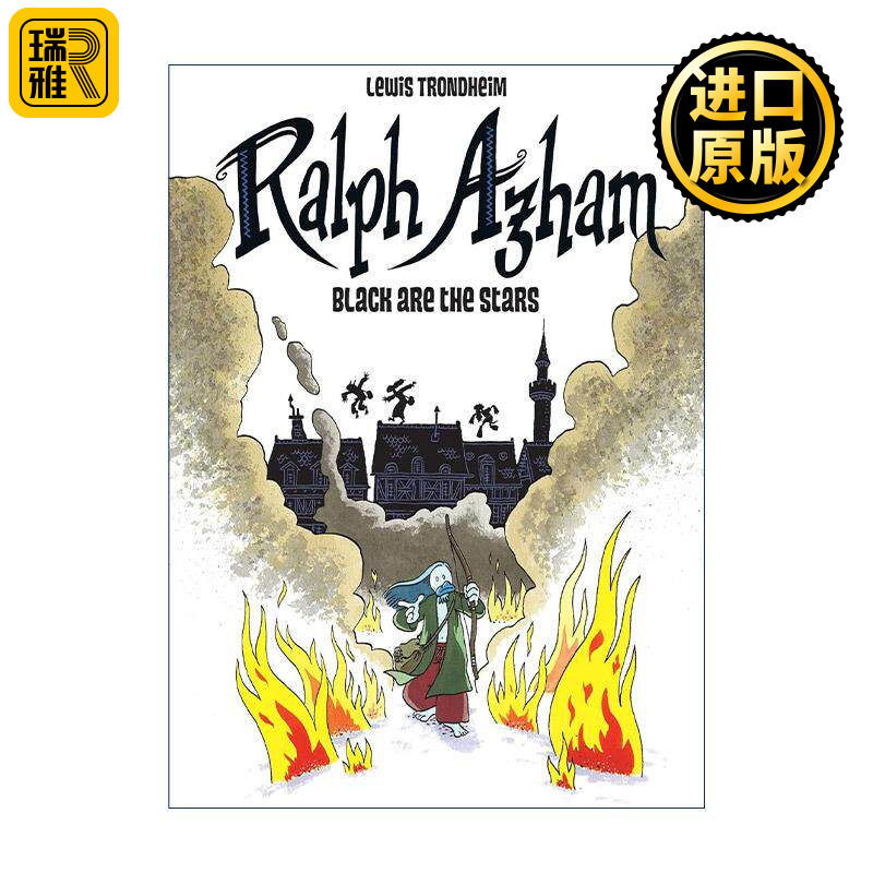 英文原版 Ralph Azham #1 拉尔夫·阿扎姆漫画卷1 黑色的是星星 欧美彩色漫画 精装 英文版 进口英语原版书籍