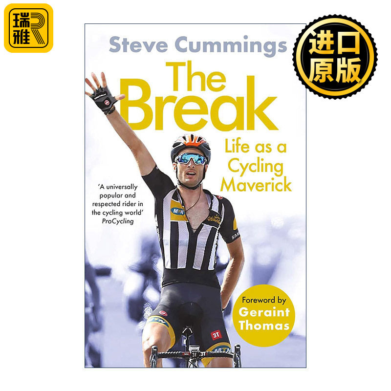 英文原版 The Break 突破自我 环法自行车赛车手Steve Cummings自传 纪录片逆风飞驰 英文版 进口英语原版书籍
