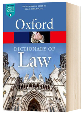 牛津法律词典 英文原版 A Dictionary of Law 英文版 Jonathan Law 牛津法律字典 进口英语书籍字典辞典