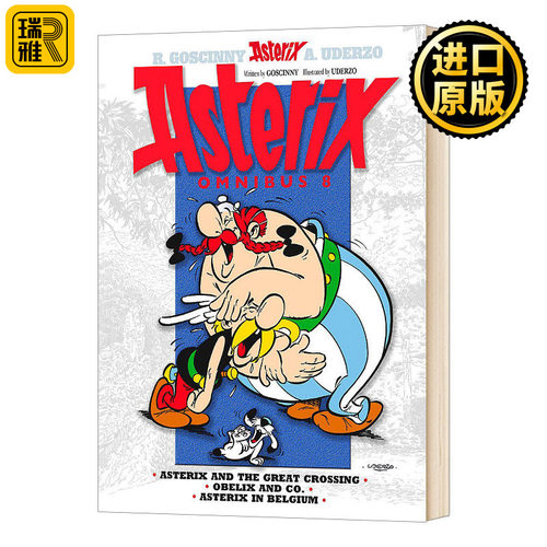 高卢英雄历险记22-24 合订本 卷八 英文原版 Asterix Asterix Omnibus 8 儿童漫画书 英文版 Rene Goscinny 进口英语原版书籍