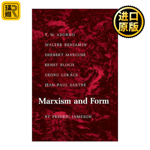 英文原版 Marxism and Form 马克思主义与形式 弗雷德里克·詹姆逊 英文版 进口英语原版书籍