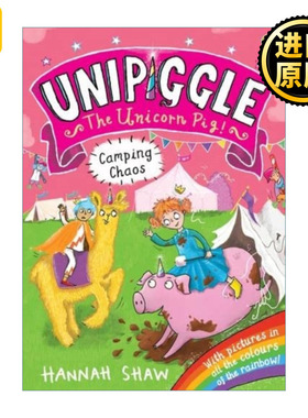 Usborne Unipiggle: Camping Chaos 独角猪 吵闹的露营日 尤斯伯恩儿童全彩幽默搞笑章节桥梁书