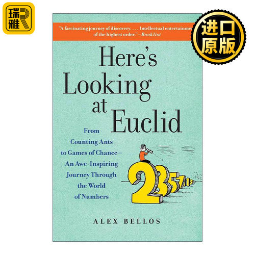 英文原版 Here's Looking at Euclid 欧几里得 从数蚂蚁到机会游戏 一次令人惊叹的数字世界之旅 英文版 进口英语原版书籍