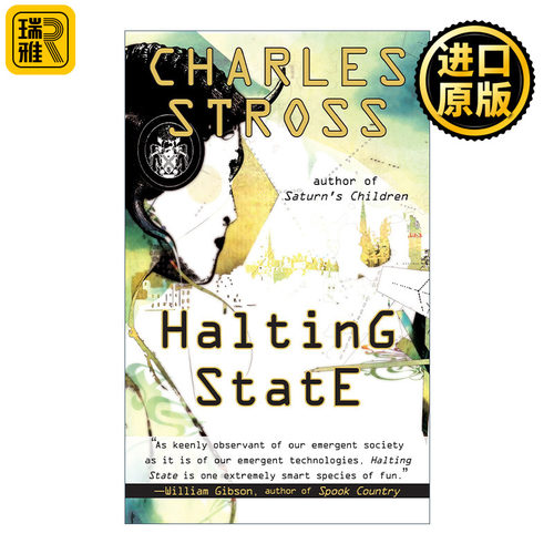 Halting State 停机状态 惊悚科幻小说 雨果奖得主Charles Stross