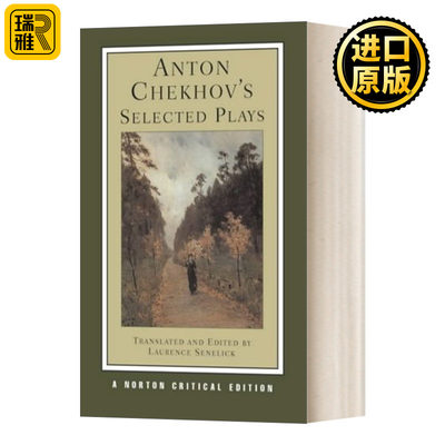 英文原版 Anton Chekhov's Selected Plays 安东·契诃夫戏剧选集 诺顿文学解读系列 Norton Critical Editions 进口英语原版书籍