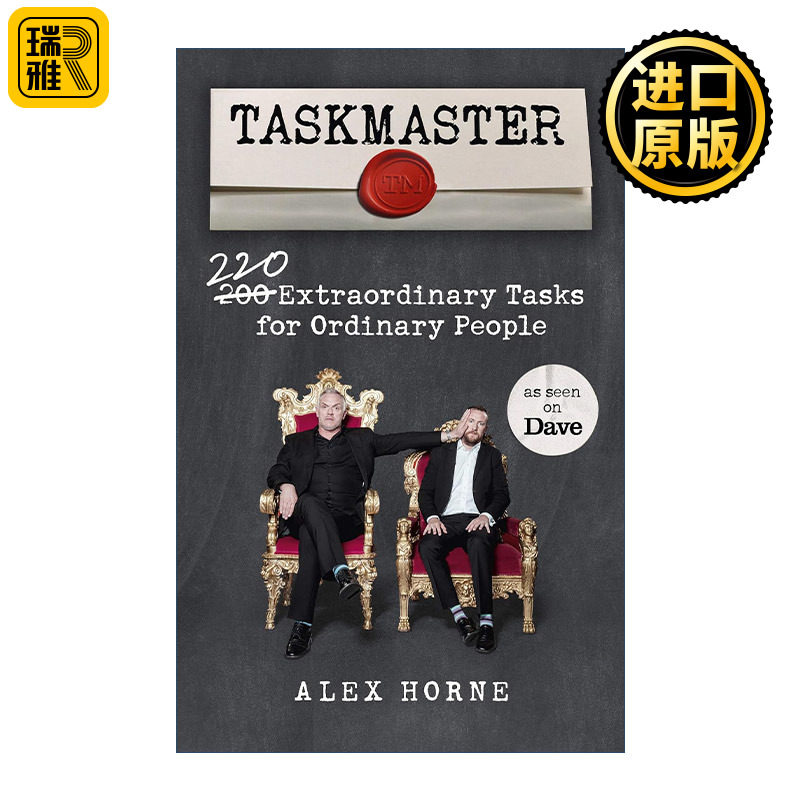 英文原版 Taskmaster 英国综艺Taskmaster周边书 220个绝佳任务 英文版 进口英语原版书籍