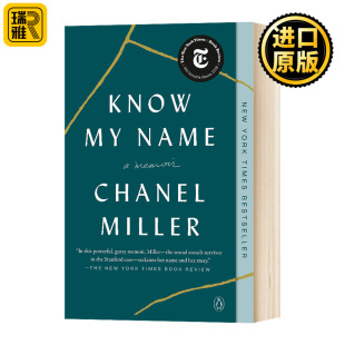 英语书籍 进口原版 英文版 Name 人物传记 知晓我名字 Memoir Miller Know 回忆录 Chanel 英文原版